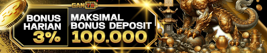 BONUS 3% DEPOSIT HARIAN